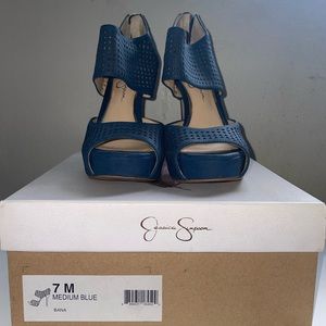 Blue Jessica Simpson Heels